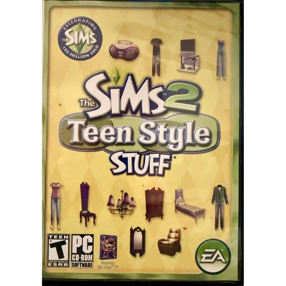 The Sims 2 Teen Style Stuff PC Game CD-ROM Expansion Pack
